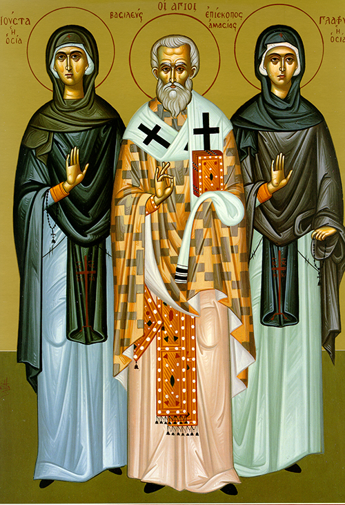 Apr. 26 The Holy Priest Martyr Basil, Bishop of Amasea - St. Mary ...
