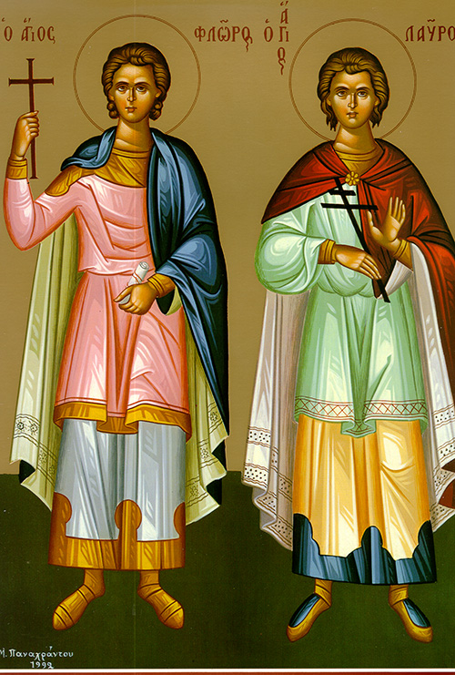 Aug. 18 The Holy Martyrs Florus and Laurus - St. Mary Byzantine ...