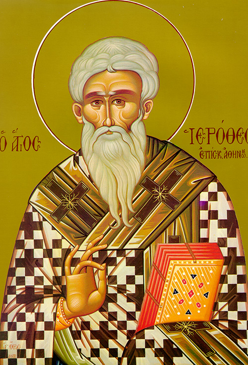 Oct. 4 The Holy Martyr Hierotheus, Bishop of Athens; Our Venerable ...