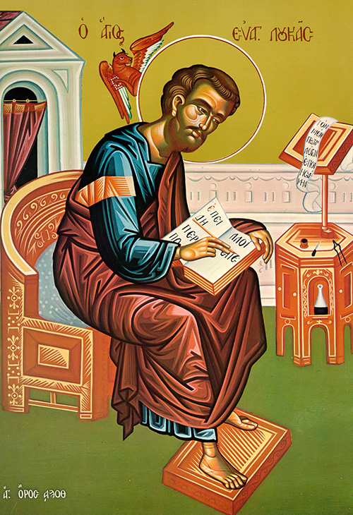 Oct. 18 The Holy Apostle and Evangelist Luke - St. Mary Byzantine ...