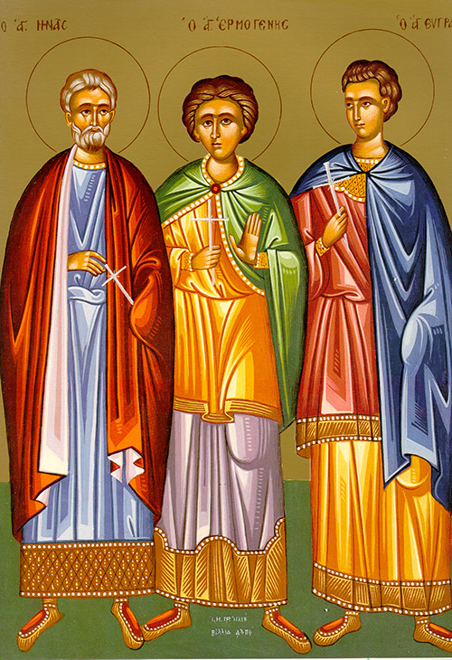 Dec. 10 The Holy Martyrs Menas, Hermogenes, and Eugraphus - St. Mary ...